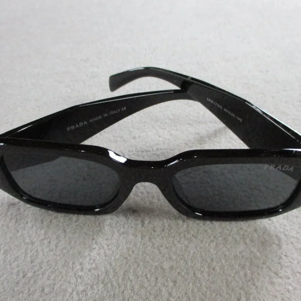 Prada Sunglasses SPR17WS Womens Luxury Designer Black Accessory - Picture 2 of 5